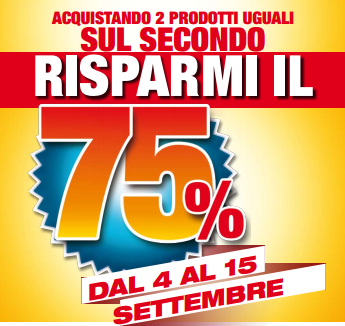 Volantino valido dal 04/09/2012 al 15/09/2012