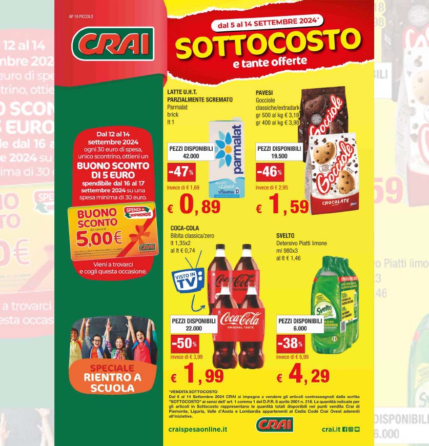 Sottocosto e tante offerte