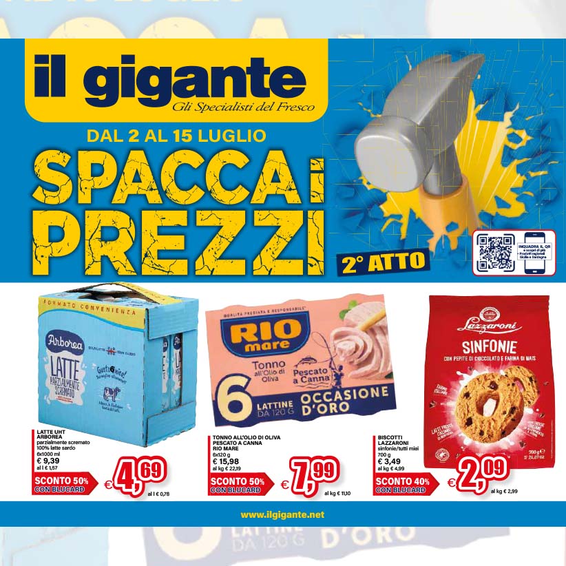 Spaccaprezzi Atto 2°: sconti fino al 55% e specialità regionali